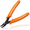 LEONTOOL Mini pinza crimpatrice per perline da 5 pollici strumenti per crimpare perline con ganascia piegata 3 tacche per gioielli strumento di crimpatura per perline da 2 mm e 3 mm