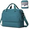 SEAFEW Borsone da Viaggio,Bagaglio a Mano 45x36x20 Easyjet Borsa da Viaggio con Scomparto per le Scarpe,Borsa da Cabina Easyjet Borsa Sportiva Borsone da Palestra Borsa da Weekend,C04-Blu pavone