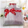Hiseng Copripiumino Letto Singolo Ragazzo, Copripiumino Singolo Bambina, 3D 2 Pezzi Set Copripiumino Singolo, per Ragazze e Ragazzi Copripiumino (100x135cm,Fiocchi Neve Fiocco)
