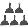 sourcing map 5 raschietti per stucco, larghezza 20,3 cm, in plastica flessibile, per stucco e vernice, per nastrare cartongesso, spalmare, dipingere, graffiare, nero