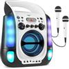 Fenton SBS30W karaoke systeem met CD-speler en microfoonset (130.170)