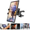 Tendak - Supporto per tablet per bicicletta da appartamento, regolabile a 360°, manubrio da ginnastica, microfono, tappetino da corsa, supporto per iPad Pro iPad Mini iPad Air, 4,7 a 12,9, telefoni