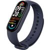 ELLENNE SMART BAND M9 - Smartwatch Cardiofrequenzimetro, Ossigenazione, Stress, Sonno | IP67 Impermeabile, Ricarica Magnetica (Blu)