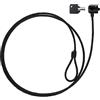 TOOQ TQCLKC0025-G - Cavo di Sicurezza con Chiave per Laptop 1,5 metri, Grigio Scuro