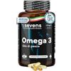 SEVENS NUTRITION Omega 3 2000 mg Premium - Omegatex® - 720 mg di EPA e 480 mg di DHA | Massima Concentrazione Capsule Molli in Gel - Integratore Concentrato di Olio di Pesce per il Colesterolo - Sevens