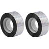 ZONADAH 2 rotoli di nastro deterrente uccelli, 80 m, nastro riflettente ottico e acustico per tenere lontani gli uccelli, nastro bidirezionale per esterni, giardino, balcone