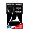 VFLUO VALIANT™, Kit 5 adesivi retroriflettenti LS2 VALIANT™ e compatibile con tutti i caschi moto, 3M Technology™, Nero