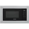 Indesit Forno a Microonde da Incasso Combinato con Grill al Quarzo Capacità 25 Litri Potenza 900 Watt Larghezza 60 cm colore Acciaio Inox - MWI 125 GX.1