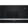 Siemens Forno a Microonde da incasso Combinato con Grill Capacità 20 Litri Larghezza 60 cm Potenza 900 Watt colore Nero - BE525LMS0 Serie iQ500
