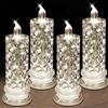 KATELUO Candele LED Fiamma Oscillante, 2 Pezzi Candele Tealight Luci a LED Candele Finte a Batteria, Candela Elettronica per Natale, Ringraziamento, Halloween, Matrimoni