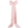 CREATCABIN Fiocchi Rosa Grandi Panche Sposa Lunghe Code Fiocco Lungo in Raso Nero Abito Grandi Fiocchi Staccabili Strascico Cintura Abito Sposa Fiocco Sposa Accessori Matrimonio Formale 170x40cm
