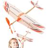 Generico Giocattolo Modello Di Aeroplano - Kit Aereo Con Elastico | Kit Biplano Colorato | Aliante In Legno Di Balsa | Modello Di Aeroplano In Gomma | Aliante In Legno Di Balsa Fatto A Mano