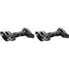 Puig 6799N Visiera Clip-on multiregolabile per cupolino moto con regolazione della posizione e design resistente che migliora la protezione aerodinamica, Nero