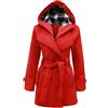 MyMixTrendz - Cappotto - Basic - Donna rosso Small