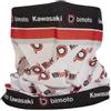 Kawasaki Bb KRT Bimota Neck Tube Ballaclava Sciarpa tubolare Foulard Buff, Bianco, rosso, nero., Taglia unica