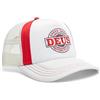 Deus Hot Streaks - Cappellino da camionista, colore: Bianco, bianco