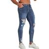 CadaSor Jeans skinny da uomo, super elasticizzati, slim fit, jeans classici a gamba affusolata, Blu 2207, 48