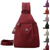 Generic Street Lite Chic - Zaino da donna con scomparti multipli, versatile, grande capacità, antifurto, Rosso, L
