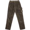 STONE ISLAND 5870AQ pantalone cargo bimbo boy kids velvet trousers green-8 YEARS