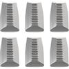 Create idea 6Pcs Rivettatura Ganasce 13.1x7.7mm Rivetto Strumento per Rivetti Ad Aria Pistola Elettrica Accessori Strumento