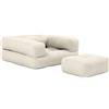 KARUP - Poltroncina trasformabile per bambini Mini - Bianco - Fibre miste - Designer Joseph Willet