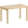 ARTEK - Panchina Artek + Marimekko - Legno naturale - Betulla lamellare - Designer Maija Isola