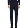 DONDUP PANTALONE GAUBERT SLIM IN TELA DI LANA - UP235TS0009UXXX890 - blu