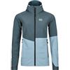 Ortovox Punta Berrino Hooded jacket donna, Dark arctic grey
