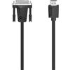Hama | Cavo HDMI-DVI/D (cavo HDMI connessione DVI, Ultra-HD 4K, 1,5 m) nero