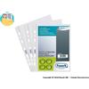 Favorit BUSTE FAVORIT CRISTAL FORATURA UNIVERSALE LISCE TRASPARENTI - PORTA LISTINO - SUPERIOR FORMATO 22x30 cm | CONFEZIONE DA 50