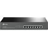 TP-Link PoE Switch 8-Port Gigabit, 8 802.3af/at PoE+ Ports up to 30 W For Each PoE Port and 153 W For All PoE ports, Metal Casing, 13 Inch RackMount/Desktop(TL-SG1008MP)