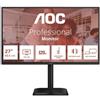Aoc Monitor Led 27'' Aoc 27E4CV Full HD 1920x1080p/4ms/Classe C/Nero [27E4CV]