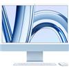 Apple iMac 24" Retina 4.5K M3 256GB SSD Blu - PC All-in-one