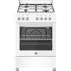 Bertazzoni La Germania SE664EB/24 Cucina a Gas 4 Fuochi con Forno Elettrico Bianco