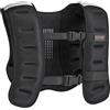 SPORTNOW Gilet zavorrato da 5 kg in neoprene traspirante, con cinghie regolabili e bande riflettenti, 43 x 33 cm, Nero | Aosom Italy