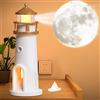 xinrongda Lampada Faro LED a Proiezione Lunare con Telecomando, Lampada da Tavolo Fari Senza Fili per Casa Camera da Letto, Soggiorno, Lampada Regalo per Natale Compleanno