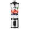 AMZCHEF Frullatore Portatile da 600 ml, display digitale e bicchiere senza BPA,Mini Frullatore con 6 lame,6000 mAh ricarica rapida USB-C 2H (15 cicli) per frullati/smoothie/proteine in polvere