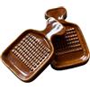 長次郎 Made in Japan Wasabi Ginger Grattugia Set di 2 (Minoyaki Brown)