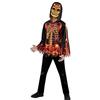 Rubie's Bristol Novelty 1000766L000 Costume da diavolo infuocato con cappuccio e maschera per bambini, ragazzi, multicolore, 11-12 anni Halloween