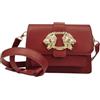 PLEIN SPORT Shoulder Maddy, Borsetta Unisex-Adulto, Merlot, C