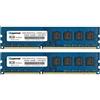 D DUOMEIQI Kit da 16 GB (2 x 8 GB) PC3L-12800U DDR3 1600 MHz UDIMM 1,35 V / 1,5 V Memoria computer CL11 2RX8 Non-ECC Unbuffered Dual Rank 240 Pin Desktop RAM Module