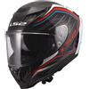 Ls2 Casco Moto Integrale LS2 FF807 DRAGON SUBIC Bianco Blu Rosso