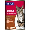 FIT AND FUN Fit+Fun Cat Ragout Lattina 415G VITELLO E POLLAME