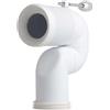 CURVA TECNICA PER SANITARI REGOLABILE DA 15 A 23 CM CON DM 100