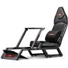 Next Level Racing Sedie Gaming Cabina di Pilotaggio Ergonomica Nera e Rossa
