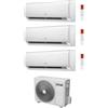 Ferroli CONDIZIONATORE FERROLI TRIAL SPLIT GIADA M 9000+9000+12000 BTU WIFI INVERTER ESTERNA 21-3 A++