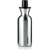 Guzzini - Kitchen Active Design, Perfect Dressing Steel Edition, Oliera/Acetiera in Acciaio Inox - Nero, Ø 6 x h19,5 cm | 330 CC - 11720010
