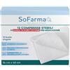SOFARMAPIU' SF+ COMPRESSE COT 36X40 12P