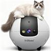 SriHome Robot telecamera AI 360 gradi per Animali Domestici: Antiribaltamento 4MP QHD, Batteria 10000mAh DH013 Registrazione su MicroSd
