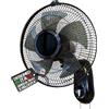 BAKAJI Ventilatore da Parete con Griglia da 36 cm e 3 Livelli di Velocità Selezionabili, Raffrescatore a Muro con 5 Pale in Polipropilene, 65 Watt di Potenza con Oscillazione Laterale Automatica